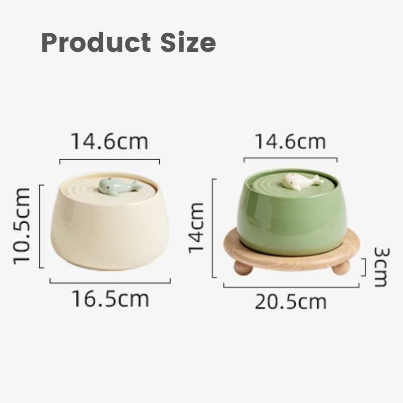 Stella™ Ceramic Cat Water Fountain