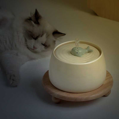 Stella™ Ceramic Cat Water Fountain